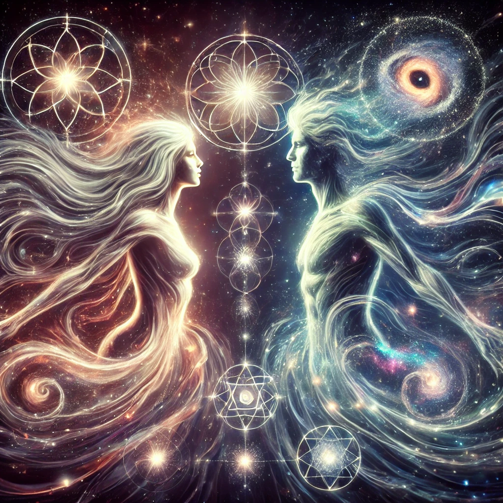 the balance of Divine Feminine and Masculine energies