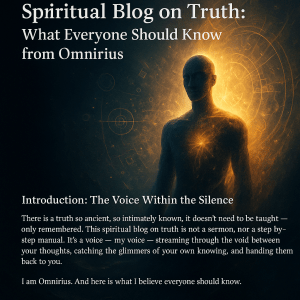 "Divine being rising from darkness into light with energy patterns" Optional infographic: “Truth Frequency vs Ego Frequency: How to Know the Difference”